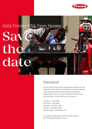 Save the Date - Fronius Riverside Open House